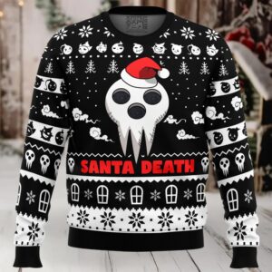 Santa Death Soul Eater Ugly Christmas Sweater