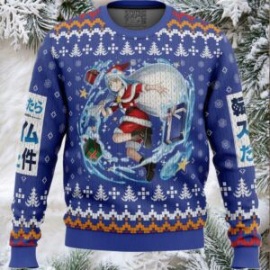 Santa Rimuru That time I got reincarnated as a slime Christmas Sweater