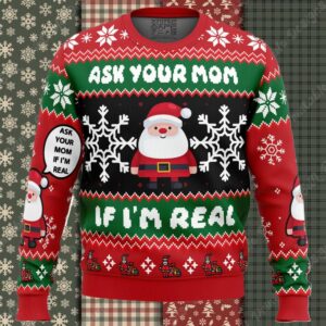 Santa Your Mom Ugly Christmas Sweater