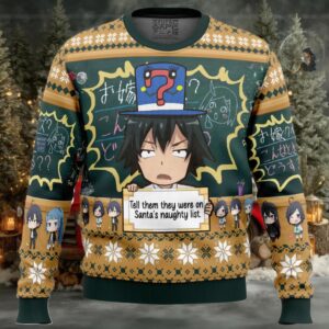 Santas Naughty List My Teen Romantic Comedy Ugly Christmas Sweater