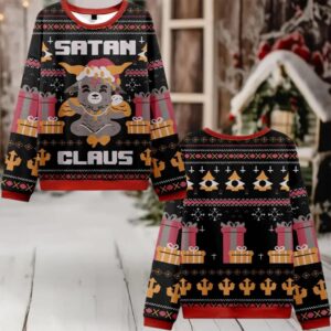 Satan Claus Ugly Sweater 2025 Christmas