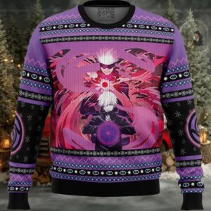 Satoru Gojo Jujutsu Kaisen Ugly Christmas Sweater