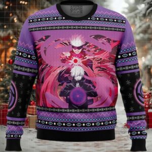 Satoru Gojo Jujutsu Kaisen Ugly Christmas Sweater