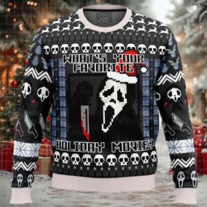Scream Holiday Ugly Christmas Sweater