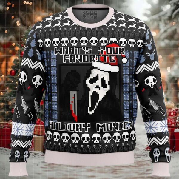 Scream Holiday Ugly Christmas Sweater