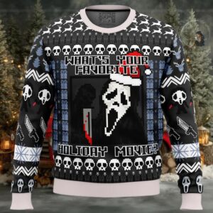 Scream Holiday Ugly Christmas Sweater