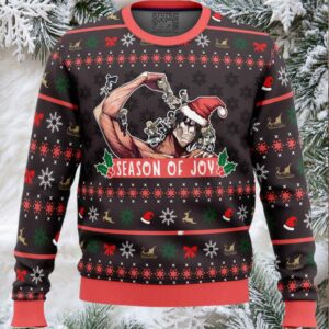 Season of Joy Attack on Titan Ugly Christmas Sweater