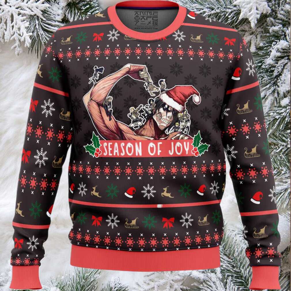 Season of Joy Attack on Titan Ugly Christmas Sweater