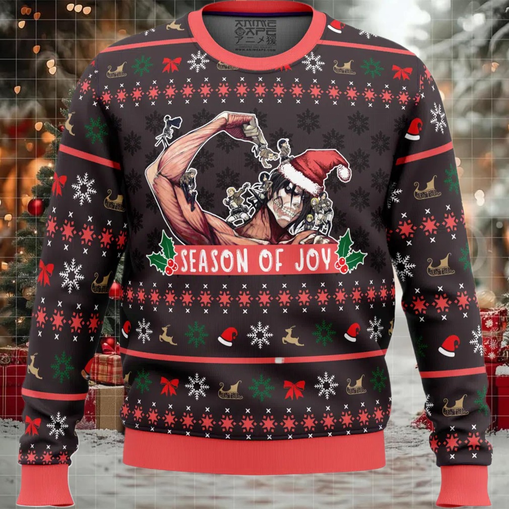 Season of Joy Attack on Titan Ugly Christmas Sweater