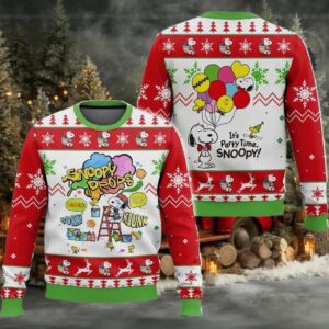 Snoopy And Friends Ugly Sweater Dn100 Moderntees