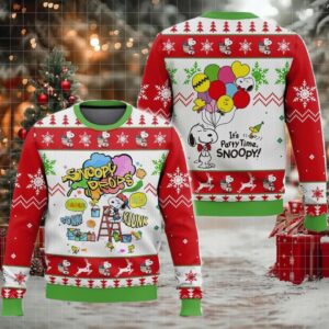 Snoopy And Friends Ugly Sweater Dn100 Moderntees