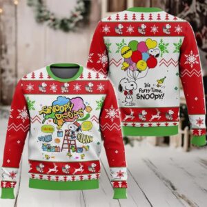 Snoopy And Friends Ugly Sweater Dn100 Moderntees