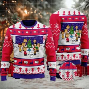Snoopy Christmas Charlie Brown Ugly Sweater Gifts, Snoopy Gift Fan Ugly Sweater Moderntees