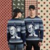 Star Wars Dallas Cowboys Baby Yoda Blue Funny Xmas Ugly Sweater