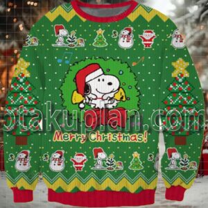 Snoopy Good Vibes Peanuts 3D Christmas Ugly Sweater Moderntees