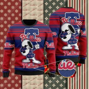 Snoopy Love Philadelphia Phillies Ugly Christmas
