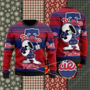 Snoopy Love Philadelphia Phillies Ugly Christmas