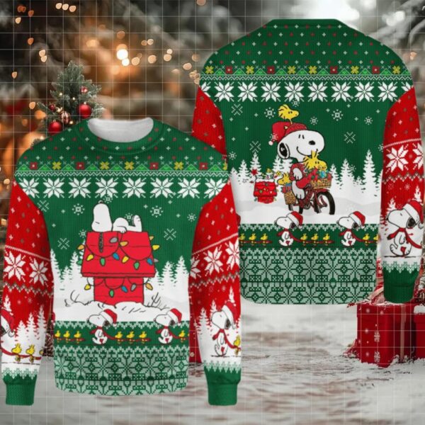 Snoopy Ugly Sweater Gifts, Snoopy Gift Fan Ugly Sweater Moderntees