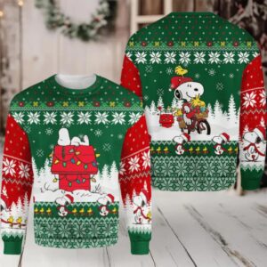 Snoopy Ugly Sweater Gifts, Snoopy Gift Fan Ugly Sweater Moderntees