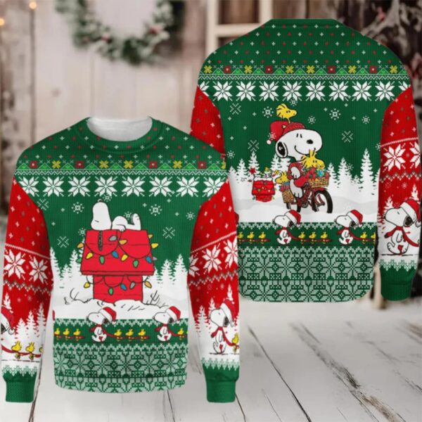 Snoopy Ugly Sweater Gifts, Snoopy Gift Fan Ugly Sweater Moderntees