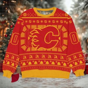 Special Release Calgary Flames NHL Ugly Sweater