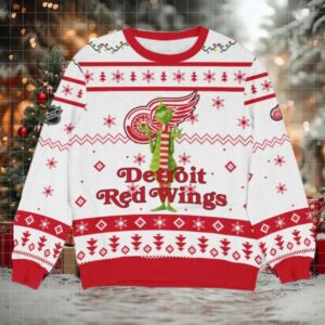 Special Release Detroit Red Wings NHL Ugly Sweater