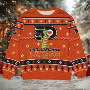 Special Release Philadelphia Flyers 2 NHL Ugly Sweater