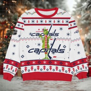 Special Release Washington Capitals 2 NHL Ugly Sweater