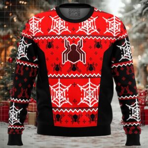 Spiderman Uniform Ugly Christmas Sweater
