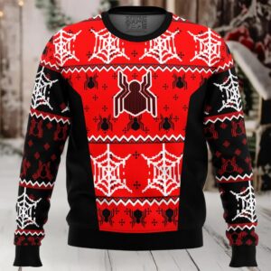 Spiderman Uniform Ugly Christmas Sweater