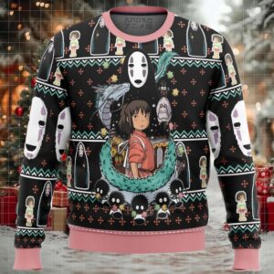 Spirited Away Ugly Christmas Sweater