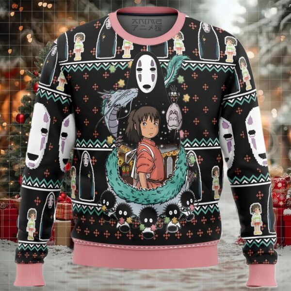 Spirited Away Ugly Christmas Sweater