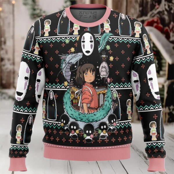 Spirited Away Ugly Christmas Sweater