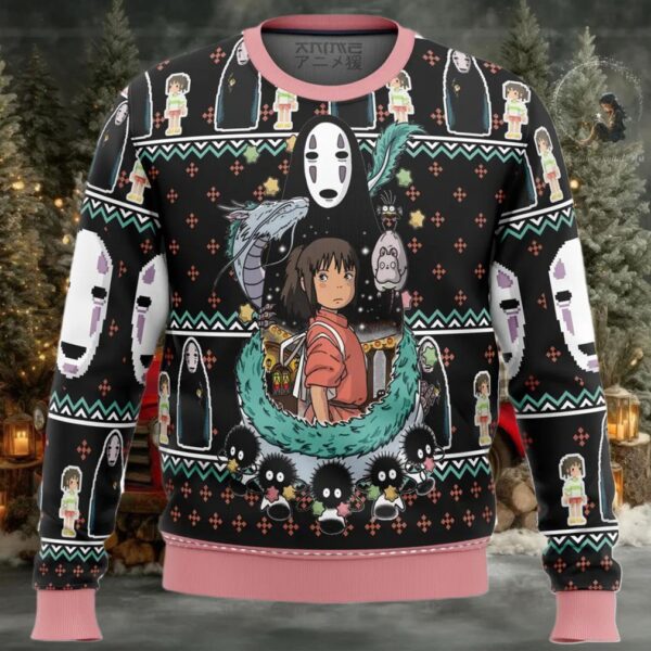 Spirited Away Ugly Christmas Sweater