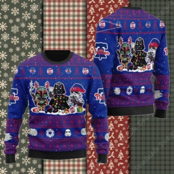 Star Wars Themed Philadelphia Phillies Ugly Sweater