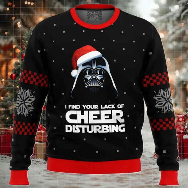 Star Wars Vader Lack of Cheer Ugly Christmas Sweater