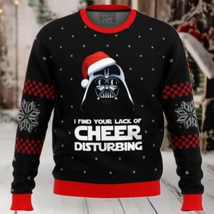 Star Wars Vader Lack of Cheer Ugly Christmas Sweater