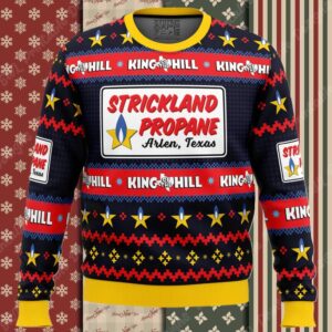 Strickland Propane Arlen Texas King of The Hill Ugly Christmas Sweater