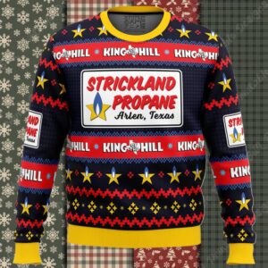 Strickland Propane Arlen Texas King of The Hill Ugly Christmas Sweater