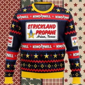 Strickland Propane Arlen Texas King of The Hill Ugly Christmas Sweater
