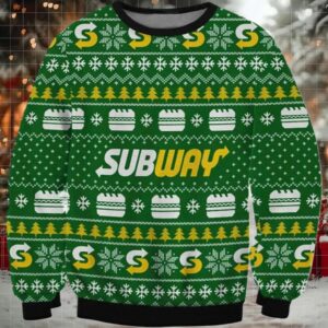 Subway Christmas Ugly Sweater