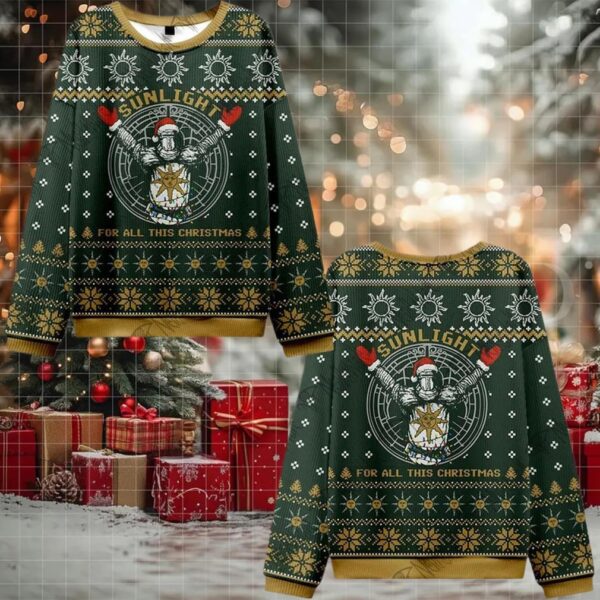 Sunlight for All This Christmas Ugly Sweater 2025 Christmas