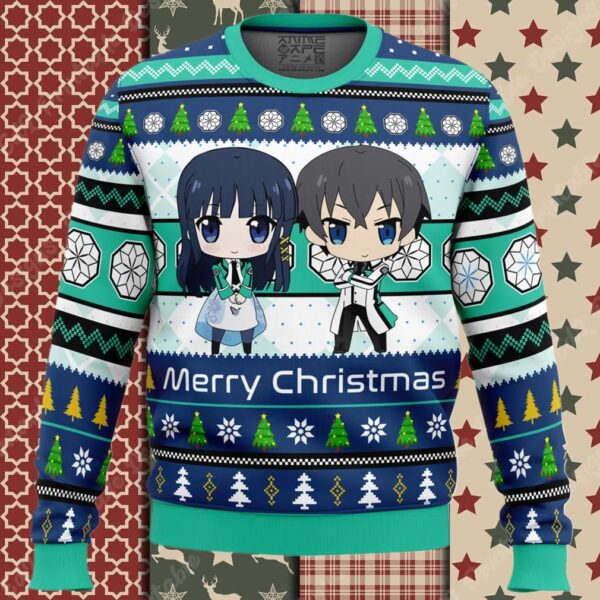 Tatsuya And Miyuki The Irregular at Magic High School Ugly Christmas Sweater