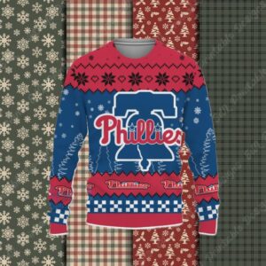 Team Logo Philadenlphia Phillies Ugly Christmas