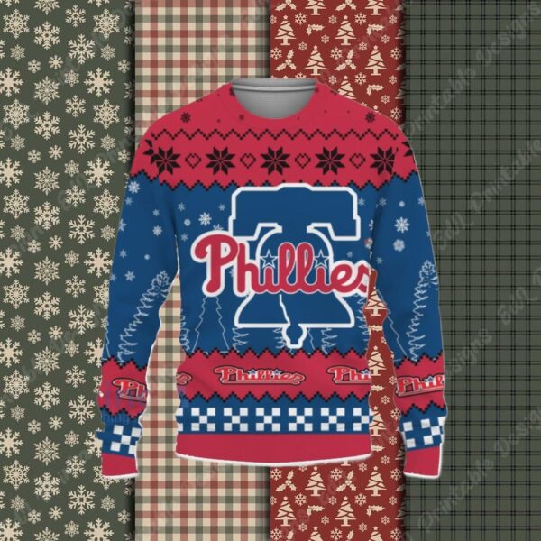 Team Logo Philadenlphia Phillies Ugly Christmas