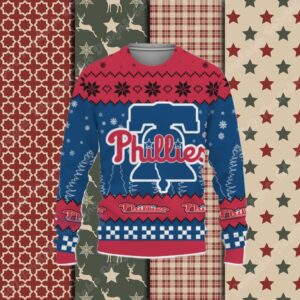Team Logo Philadenlphia Phillies Ugly Christmas