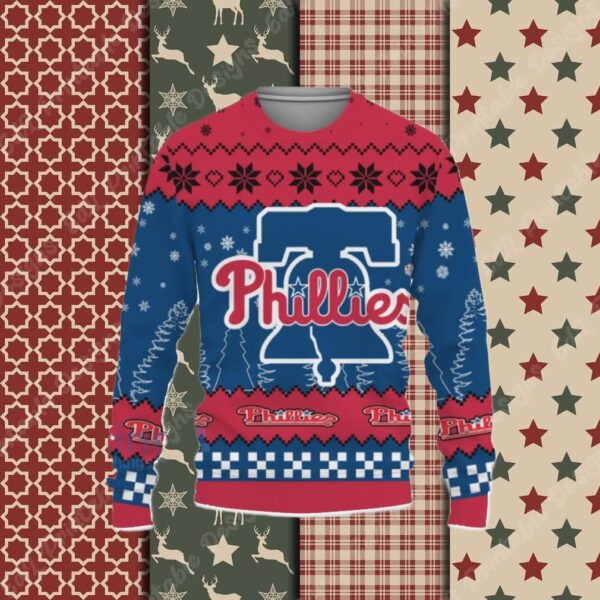 Team Logo Philadenlphia Phillies Ugly Christmas