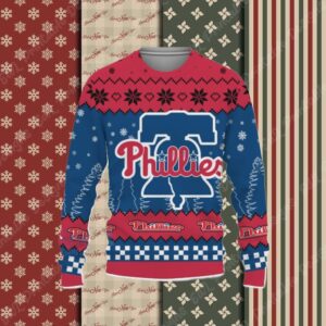 Team Logo Philadenlphia Phillies Ugly Christmas