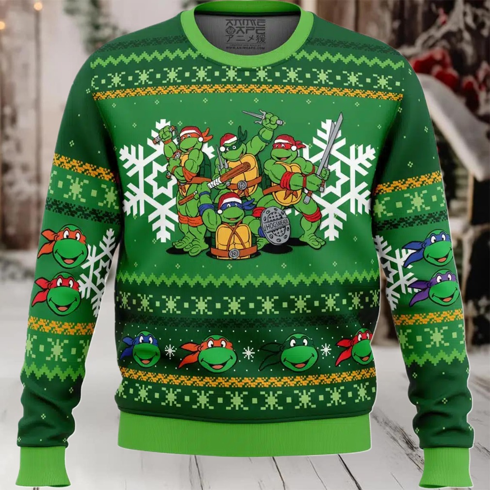 Teenage Mutant Ninja Turtles Christmas Ugly Christmas Sweater Teenage Mutant Ninja Turtles Christmas Ugly Christmas Sweater