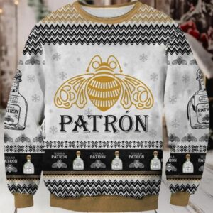 Tequila Patron Christmas Holiday Ugly Sweater